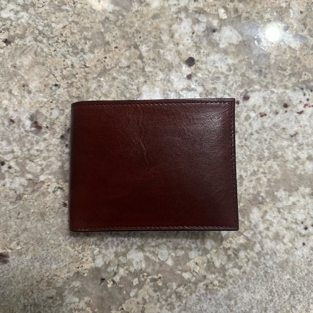 Bosca Dark Brown Leather Executive ID Wallet - Picture 4 of 4